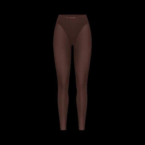 NikeSKIMS Weightless Layers High-Waisted V-Panel Leggings 'Dark Roast'