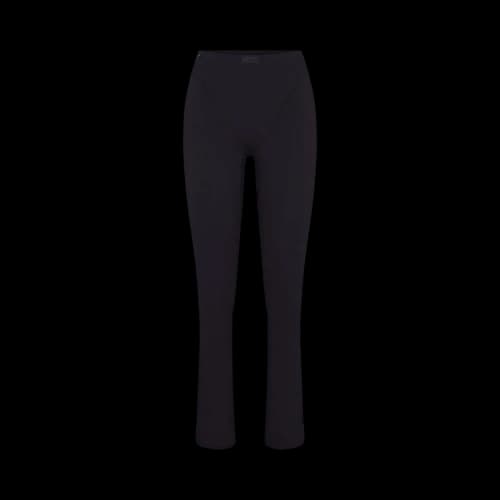 NikeSKIMS Matte High-Waisted V-Panel Straight Leggings 'Obsidian'
