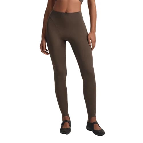 Nike x SKIMS Matte V-Line Stirrup Legging 'Dark Sepia' (Women's)