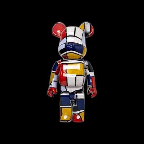 Bearbrick BE@RBRICK, Piet Mondrian 1000%