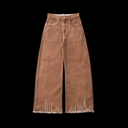 Marni Fabric Coated Pants 'Brown'