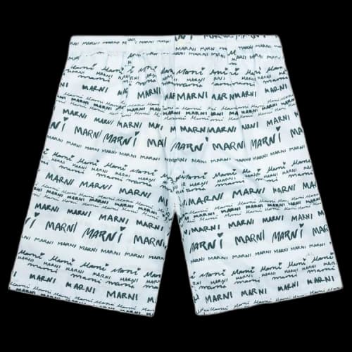 Marni Drawstring Bermuda Pants 'Arctic'