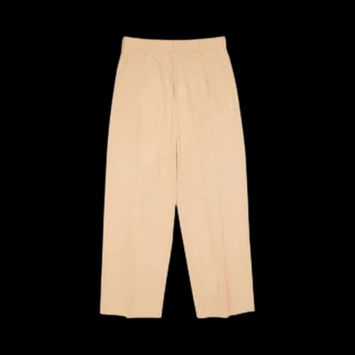 Marni Organic Compact Poplin Trousers 'Pale Peach'