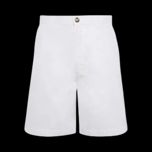Marni Poplin Shorts 'Lily White'