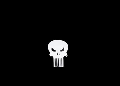 BAIT x Marvel The Punisher Large Military Canvas Duffle Bag Black