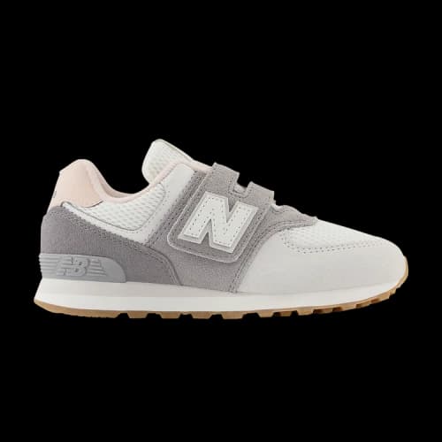 New Balance 574 Hook & Loop Little Kid Wide 'Grey Matter Rose Sand'