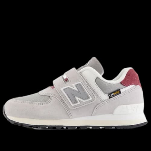 (PS) New Balance 574 Hook & Loop 'Grey'