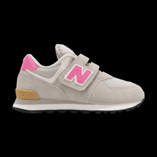 New Balance 574 Little Kid Wide 'Timberwolf Lollipop'