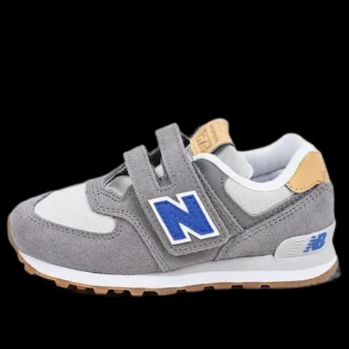 (PS) New Balance 574 Shoes 'Grey Blue Yellow'