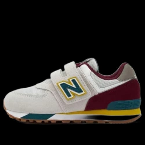 (GS) New Balance 574 'Grey Burgundy'