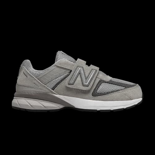 New Balance 990v5 Hook and Loop Little Kid X-Wide 'Grey'