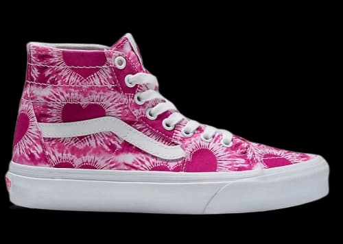 Vans Sk8-Hi Tapered Tie Dye Hearts Fuchsia