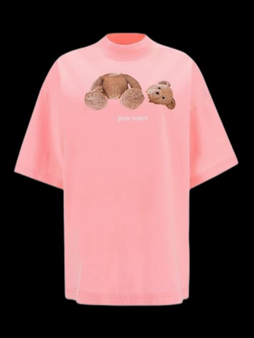 Palm Angels Teddy Print Tee Pink