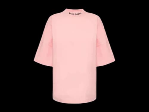 Palm Angels Women's Gothic Logo Oversized T-Shirt Pink/Black
