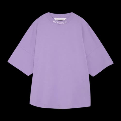 Palm Angels Classic Logo Over Tee 'Lilac/White'