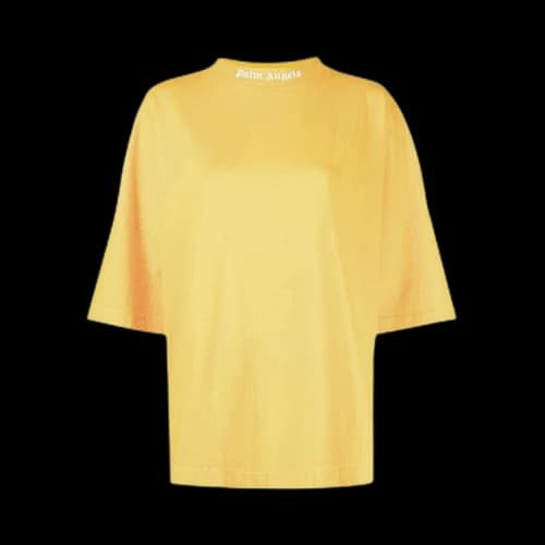 Palm Angels Classic Logo Loose T-Shirt 'Ochre Yellow'