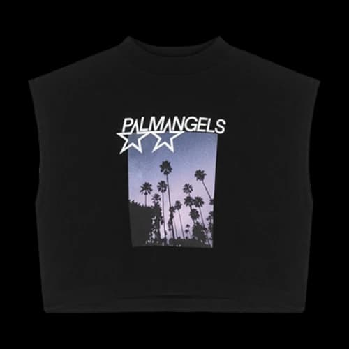 Palm Angels Shooting Stars Muscle Tee 'Black/White'