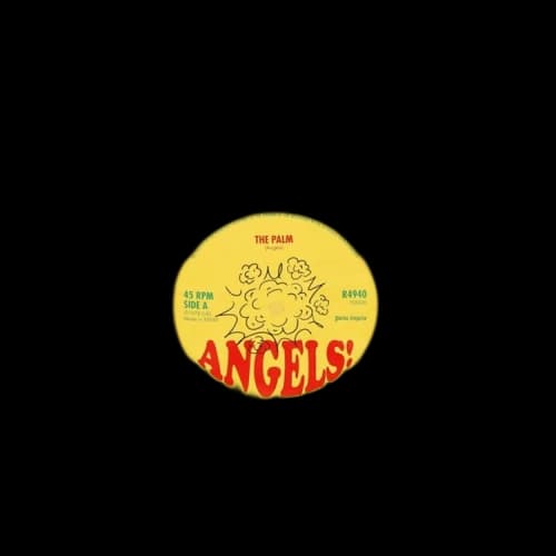 Palm Angels Records Angels Muscle Tee 'Yellow/Red'