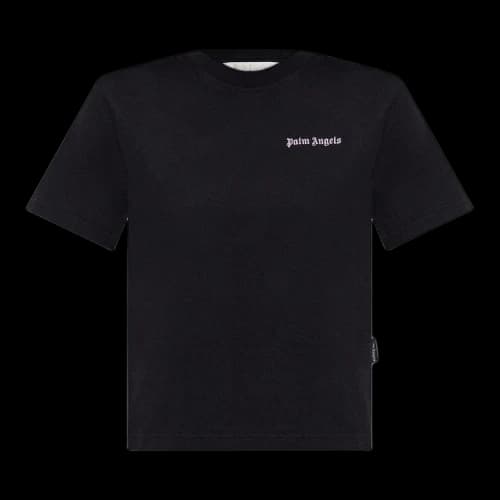 Palm Angels Classic Logo Fitted Tee 'Black/Lilac'