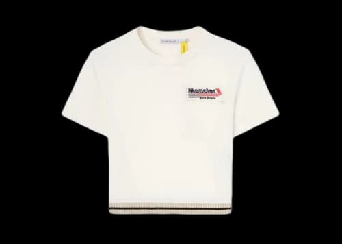Moncler x Palm Angels Racing Slim T-Shirt White/Black