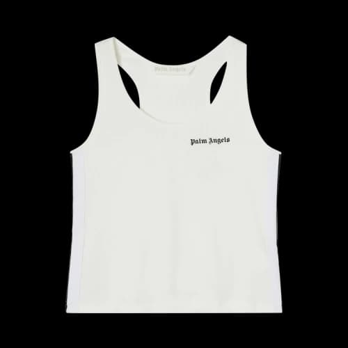 Palm Angels Classic Logo Tank Top 'White/Black'