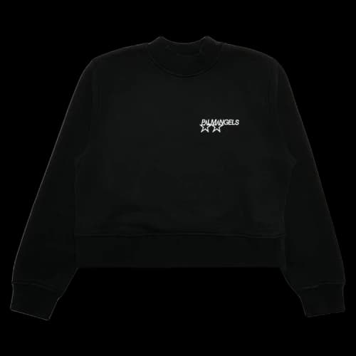 Palm Angels Stars And Palms Crewneck 'Black/White'