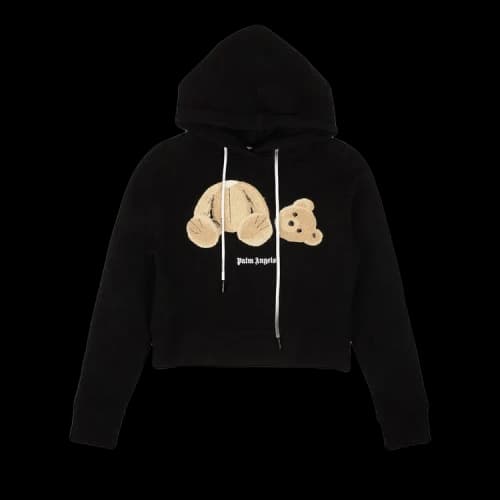 Palm Angels Bear Hoodie 'Black/Brown'