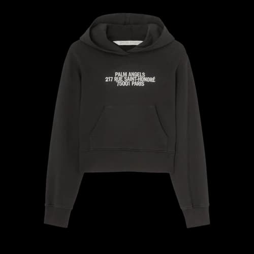 Palm Angels 75001 Fit Hoodie 'Black/White'