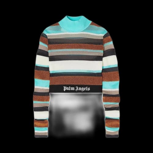 Palm Angels Paradise Palm Classic Hoodie 'Beige/Black'