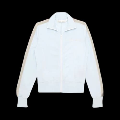 Palm Angels Slim Track Jacket Illusion 'Blue/White'