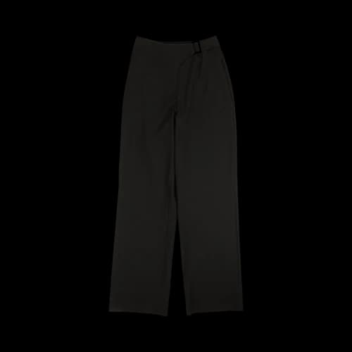 Palm Angels Wide Leg Dress Pants 'Black'
