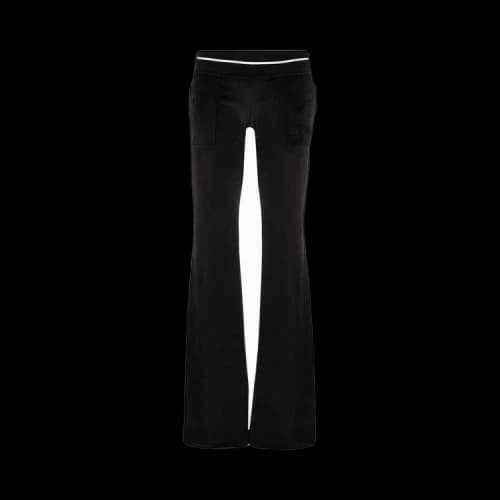 Palm Angels Chenille Low Waist Pants 'Black/Butter'