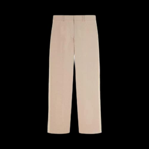 Palm Angels Tab Knit Suit Pants Beige