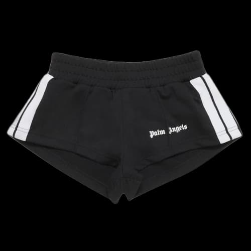 Palm Angels Womens Track Shorts Black/White