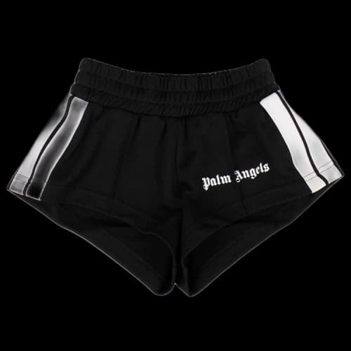 Palm Angels Side Stripe Track Shorts 'Black'