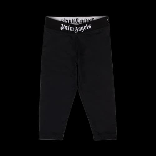 Palm Angels Knee Length Cyclist Leggings 'Black'