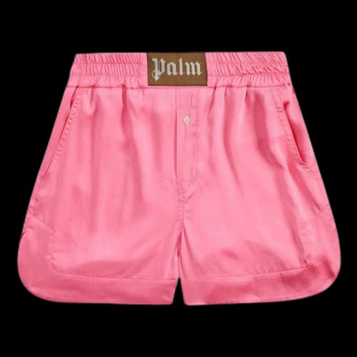 Palm Angels Boxer Shorts 'Fuchsia/White'