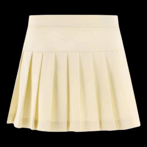 Palm Angels Pleated Track Skirt White