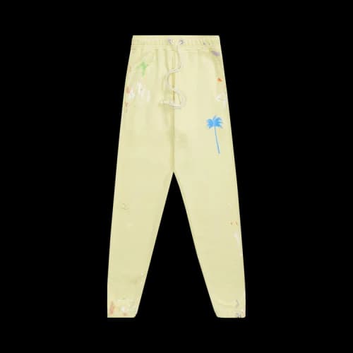 Palm Angels PxP Sweatpants 'Baby Yellow/Blue Fluo'