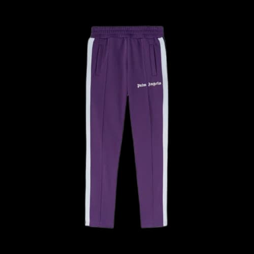 Palm Angels Classic Track Pants 'Purple/White'
