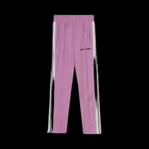 Palm Angels Glitter Pants 'Pink/White'