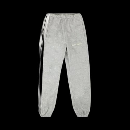 Palm Angels Glitter Track Pants 'Grey'
