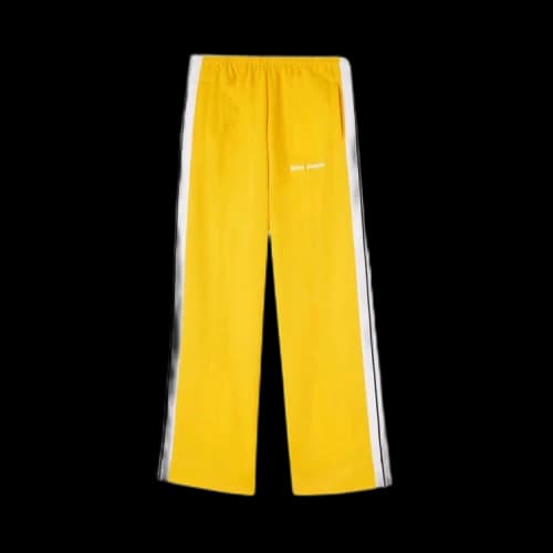 Palm Angels Loose Track Pants 'Yellow/White'
