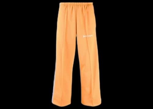 Palm Angels Side Stripe Cropped Track Pants Orange