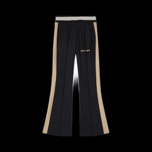 Palm Angels Ultralight Flare Track Pants 'Black/Nude'