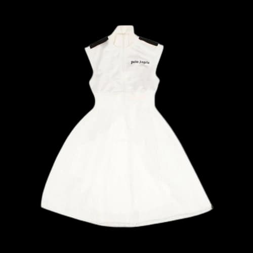Palm Angels Track Dress 'White'