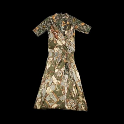 Palm Angels Bandana Buckle Dress 'Green'