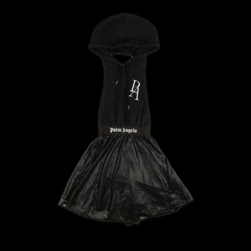 Palm Angels Mini Hoodie Dress 'Black'