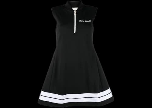 Palm Angels Womens A-Line Track Dress Nougat/Black