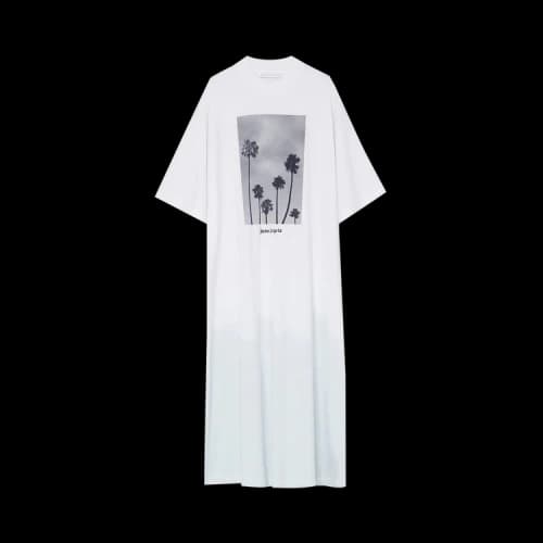 Palm Angels Boulevard Tee 'White/Black'